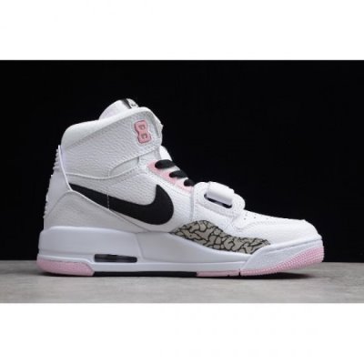 Nike Bayan Air Jordan Legacy 312 Gs Beyaz / Siyah / Pembe Basketbol Ayakkabısı Türkiye - DRD6GWKH